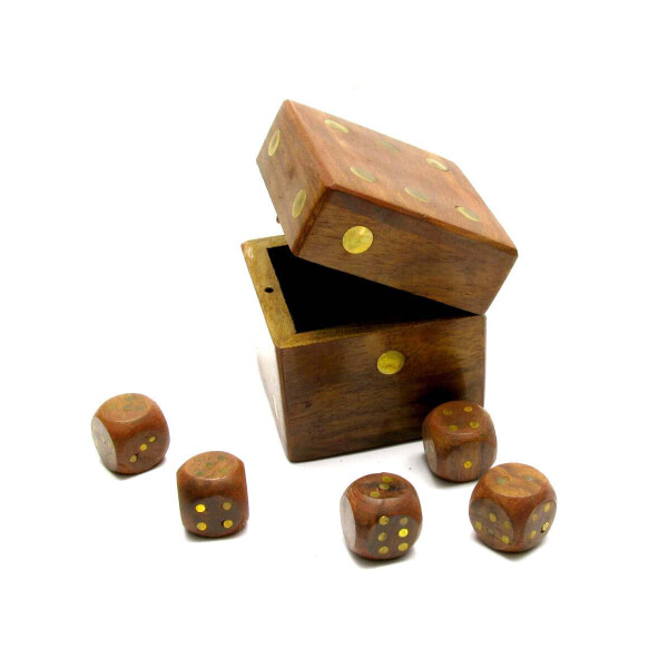 

Кости Игральные Розовое Дерево (6,4Х6,4См) 27410