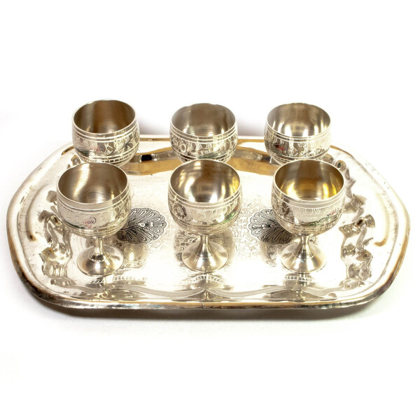 

Рюмки Бронзовые Цветные (Н-Р 6 Шт/30Мл.) (H-6) (17Х19,5Х5,5 См) 30061