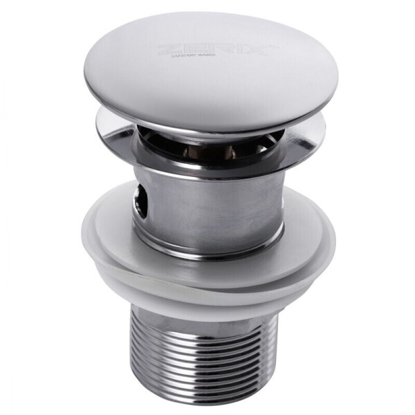 

Донный клапан с переливом (кнопка) ZERIX LR65-2 (ZX2638)