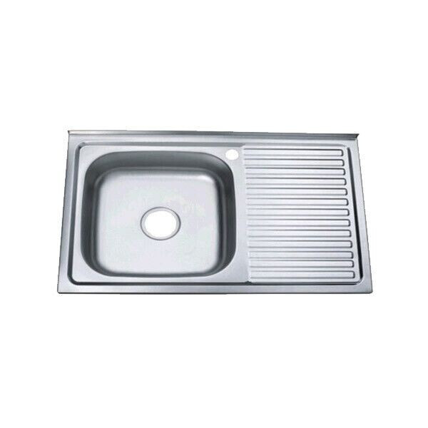 

Кухонная мойка накладная ZERIXZ8050L-04-160E (satin) (ZX1614)