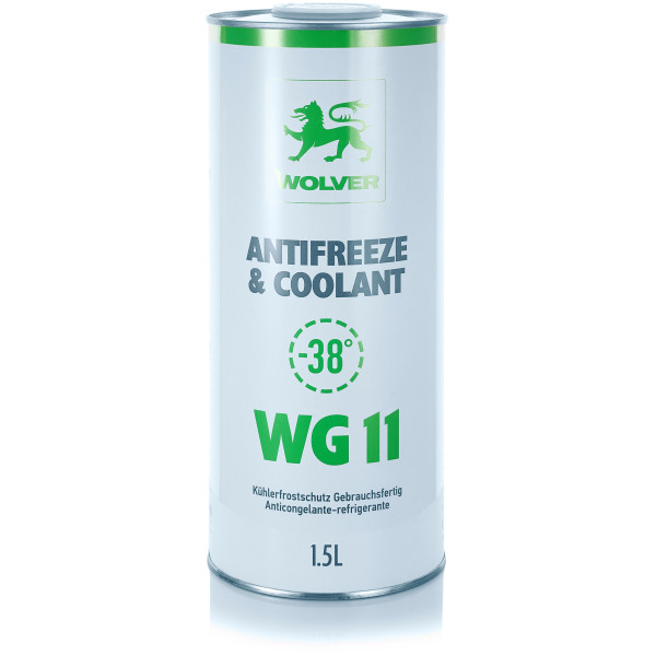 

Антифриз WOLVER Antifreeze & Coolant WG11 зеленый 1,5л