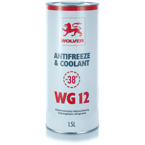 

Антифриз WOLVER Antifreeze & Coolant WG12 красный 1,5л