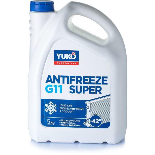 

Антифриз YUKO-40 Super G11 синий 5л