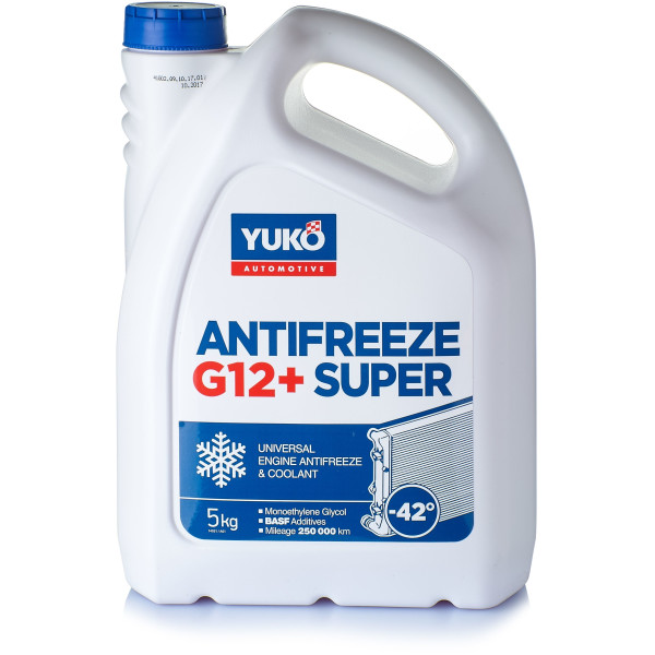 

Антифриз YUKO-40 Super G12+ красный 5л