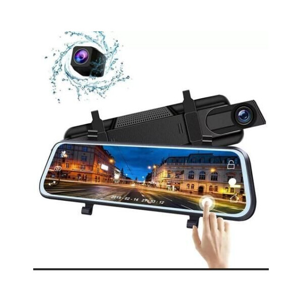 

Видеорегистратор зеркало-10" DVR L9000 PRO full hd с выносной камерой заднего вида