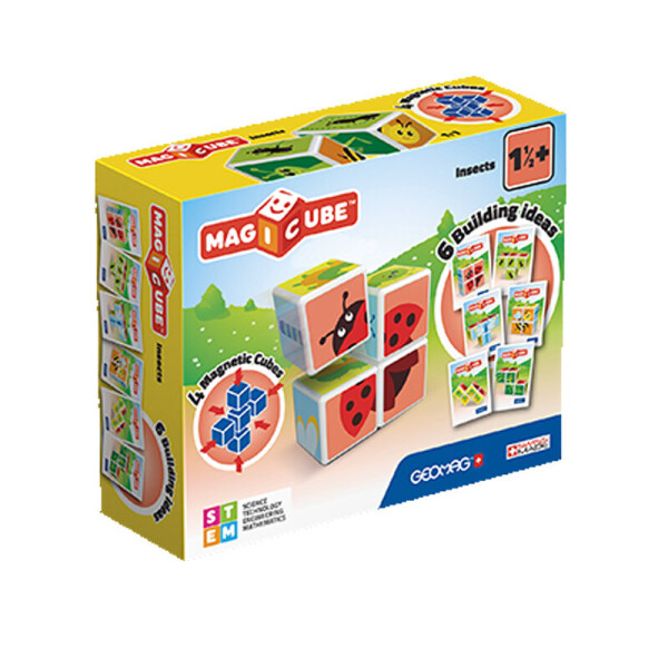 

Кубик Geomag MAGICUBE Insects, Магнитные кубики Насекомые 121MC