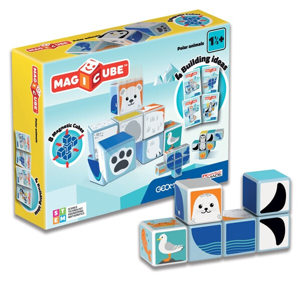 

Кубик Geomag MAGICUBE Polar Animals, Магнитные кубики Полярные животные 134MC