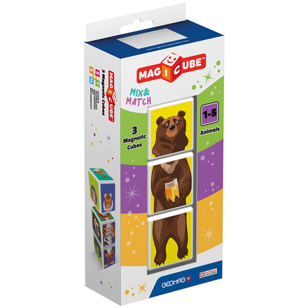 

Кубик Geomag MAGICUBE Animals 3 cubes, Магнитные кубики Животные 110MC