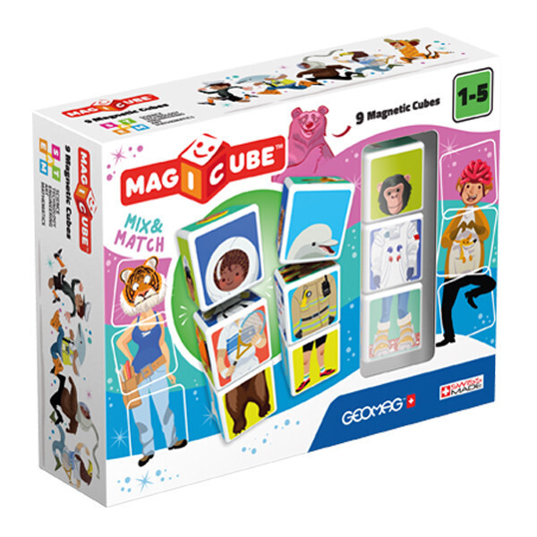 

Кубик Geomag MAGICUBE Mix and Matсh 9 cubes, Магнитные кубики Микс 9 кубов 124