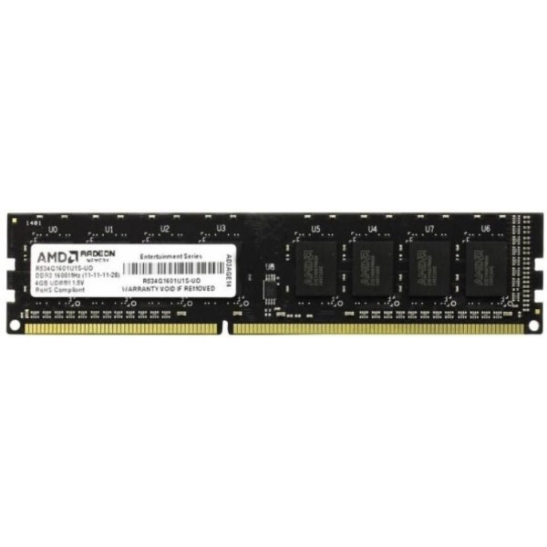

AMD R534G1601U1S-U DDR-3 4Gb PC-12800 (1600)
