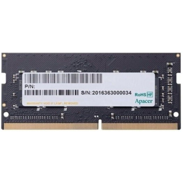 

Оперативная память Apacer 4 GB SO-DIMM DDR4 2400 MHz (ES.04G2T.KFH)