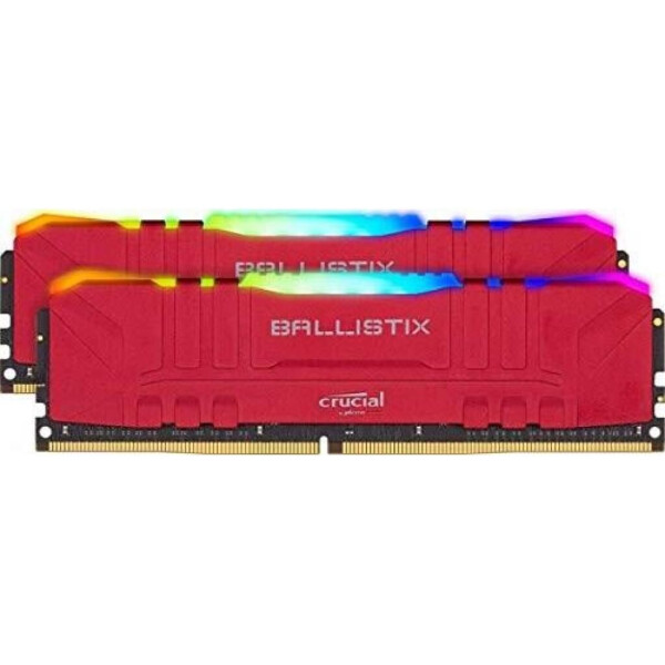 

Crucial 32 GB (2x16GB) DDR4 3000 MHz Ballistix RGB Red (BL2K16G30C15U4RL)