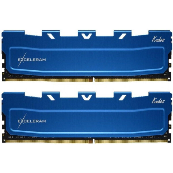 

Оперативная память Exceleram 16 GB (2x8GB) DDR4 2666 MHz Kudos Blue (EKBLUE4162619AD)