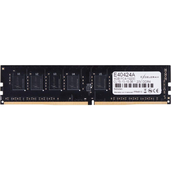 

Оперативная память Exceleram 4 GB DDR4 2400 MHz (E40424A)