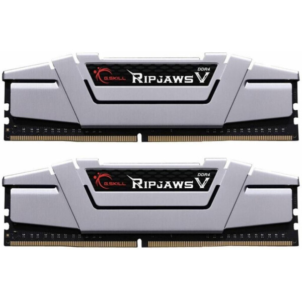 

G.Skill 16 GB (2x8GB) DDR4 3000 MHz Ripjaws V Radiant Silver (F4-3000C15D-16GVS)
