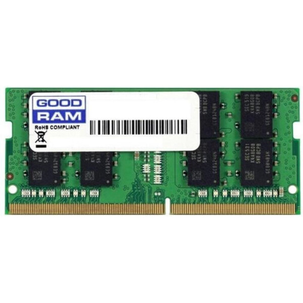 

Оперативная память GOODRAM 4 GB SO-DIMM DDR4 2666 MHz (GR2666S464L19S/4G)