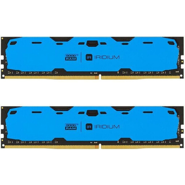 

Оперативная память GOODRAM 8 GB DDR4 2400 MHz Iridium Blue (IR-B2400D464L15S/8G)