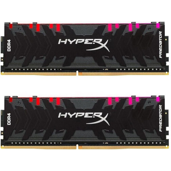 

Оперативная память Kingston 16 GB (2x8GB) DDR4 2933 MHz HyperX Predator RGB (HX429C15PB3AK2/16)