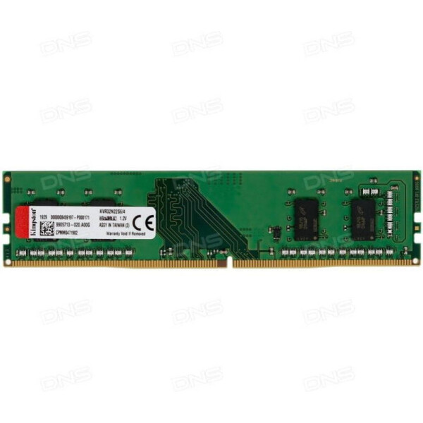 

Оперативная память Kingston 4 GB DDR4 3200 MHz (KVR32N22S6/4)