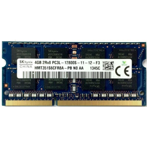 

Оперативная память SO-DIMM 4GB/1600 DDR3L Hynix (HMT351S6CFR8A-PB) - Refubrished