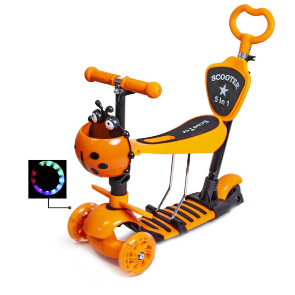 

Самокат Scooter "Божья коровка" 5in1 Orange 1369165761