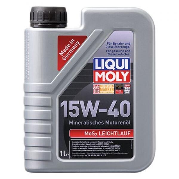 

Моторное масло Liqui Moly MoS2 Leichtlauf 15W-40 1л.