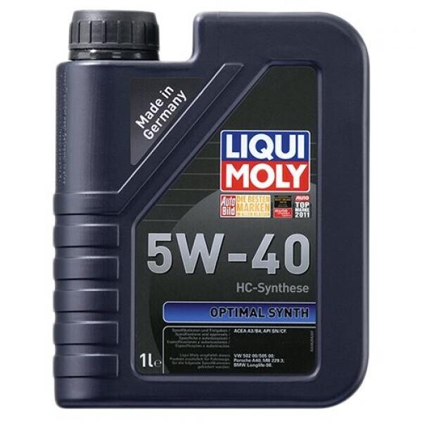

Моторное масло Liqui Moly Optimal Synth 5W-40 1л.