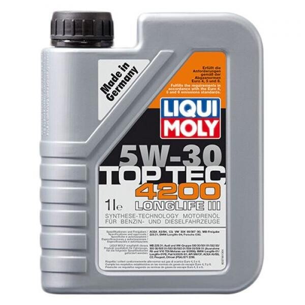 

Моторное масло Liqui Moly Top Tec 4200 5W-30 1л.