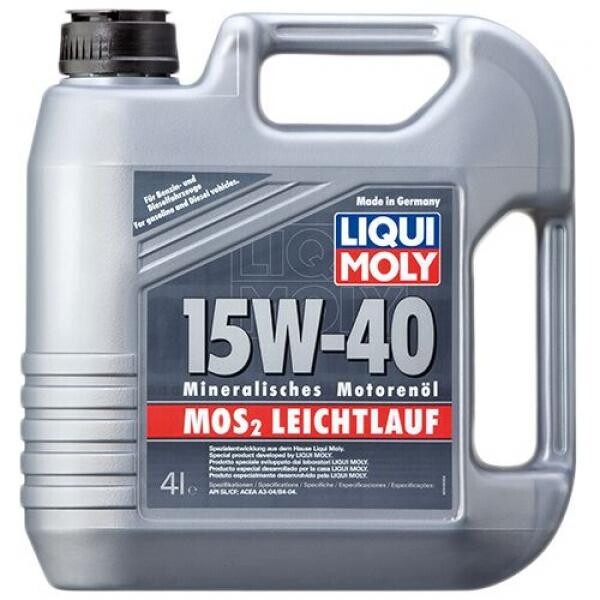 

Моторное масло Liqui Moly MoS2 Leichtlauf 15W-40 4л.