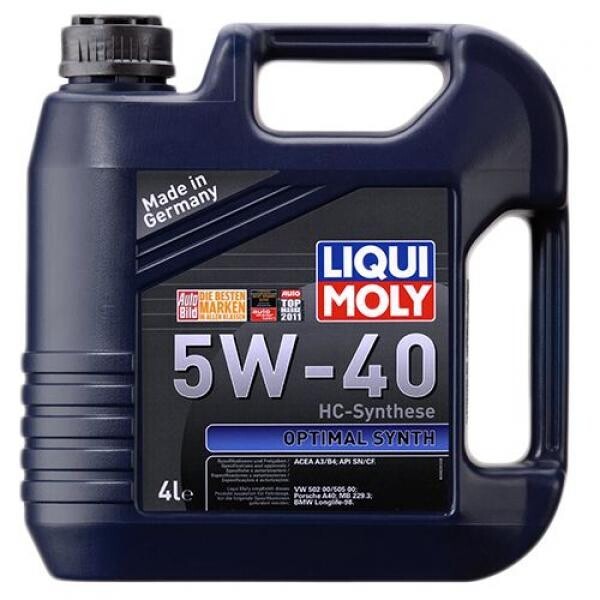 

Моторное масло Liqui Moly Optimal Synth 5W-40 4л.