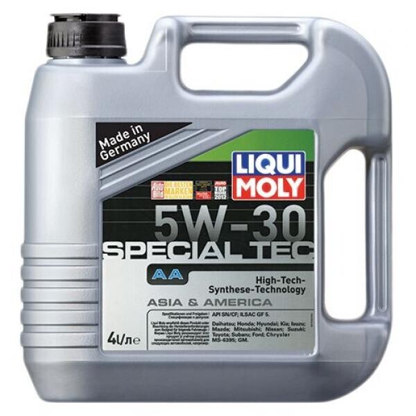 

Моторное масло Liqui Moly Special Tec АА 5W-30 4л.