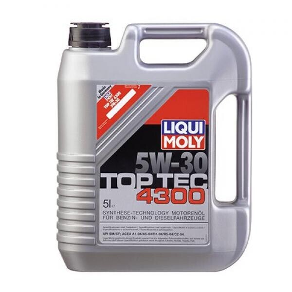

Моторное масло Liqui Moly Top Tec 4300 5W-30 5 л.