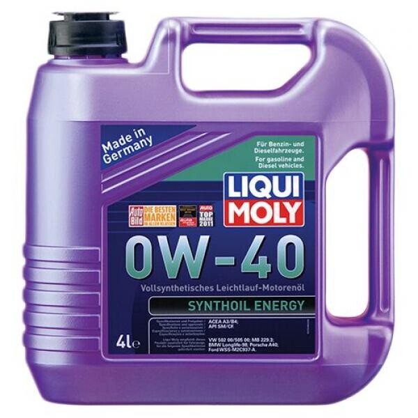 

Моторное масло Liqui Moly Synthoil Energy 0W-40 4л.