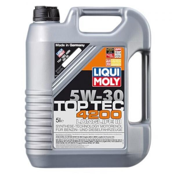 

Моторное масло Liqui Moly Top Tec 4200 5W-30 5л.