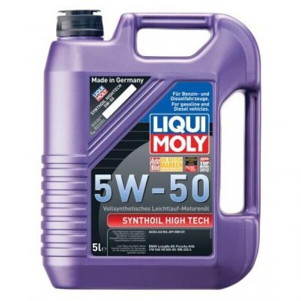 

Моторное масло Liqui Moly Synthoil High Tech 5W-50 5л.