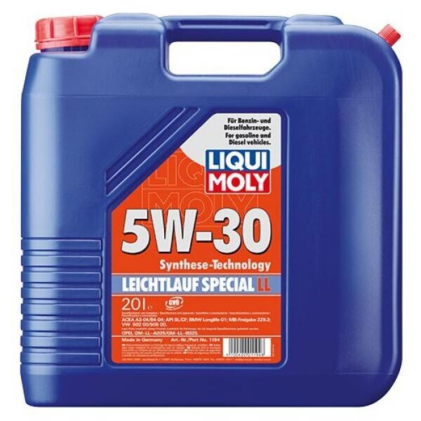 

Моторное масло Liqui Moly Special Tec LL 5W-30 20л.