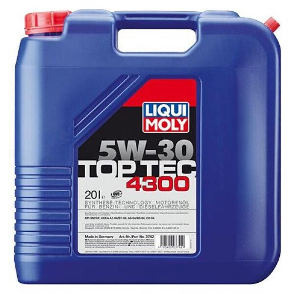 

Моторное масло Liqui Moly Top Tec 4300 5W-30 20л.