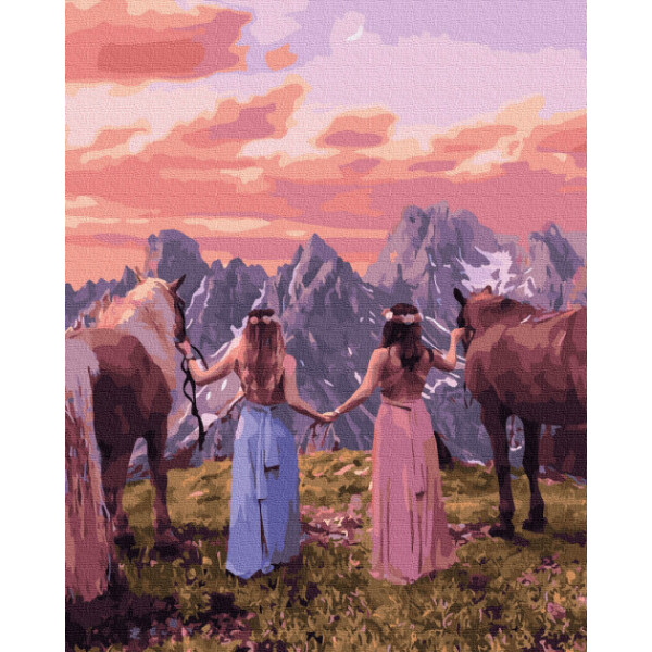 

Картина по номерам. Rainbow Art "На вершине горы" GX35794-RA
