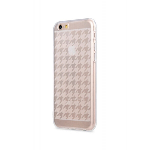 

Чехол-накладка Melkco Nation TPU Houndstooth Check для iPhone 6/6S Transparent