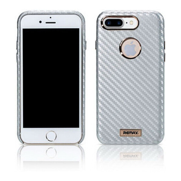 

Чехол-накладка Remax Carbon Series Case for iPhone 7/8 Silver