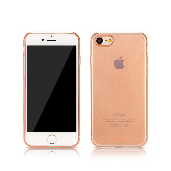 

Чехол-накладка Remax Crystal TPU для iphone 7/8 Gold