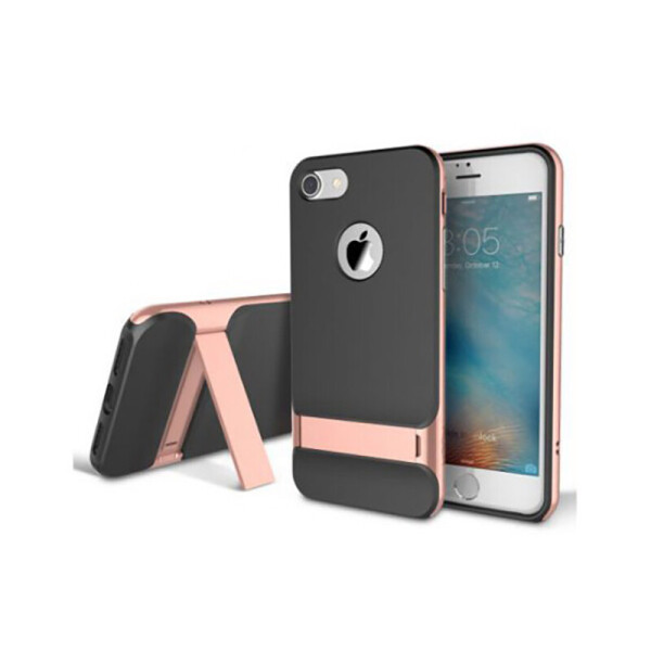 

TPU+PC чехол Rock Royce Series с функцией подставки для Apple iPhone 7/8 Rose Gold