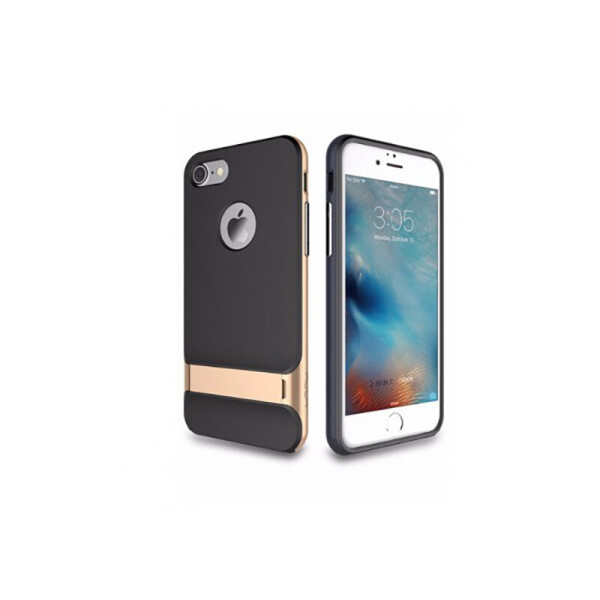 

TPU+PC чехол Rock Royce Series с функцией подставки для Apple iPhone 7 Plus/8 Plus Gold