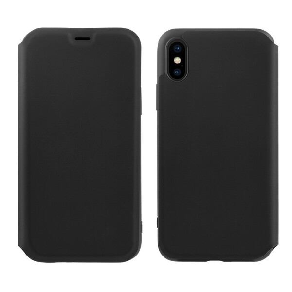

Чехол-книжка Hoco Colorful series liquid silicone для Apple iPhone X/XS Black