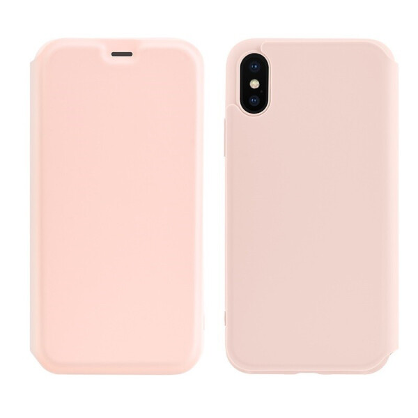 

Чехол-книжка Hoco Colorful series liquid silicone для Apple iPhone XS Max Pink