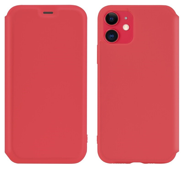 

Чехол-книжка Hoco Colorful series liquid silicone для Apple iPhone 11 Red