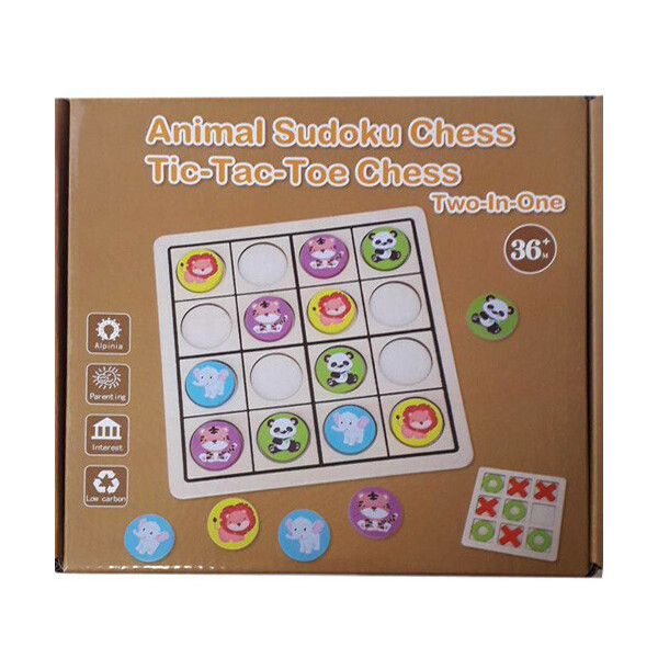 

Деревянная игрушка Игра MD 2461-1-2 игровое поле, фишки (Коричневый)