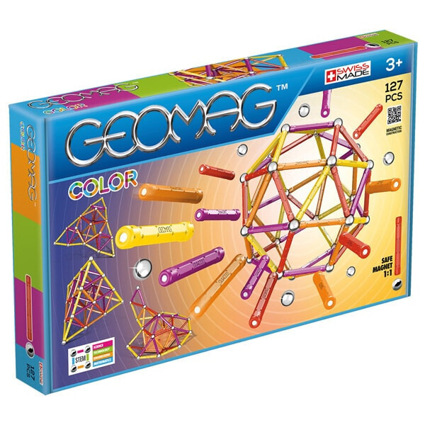 

Geomag Color 127 детали | Магнитный конструктор Геомаг 264GM