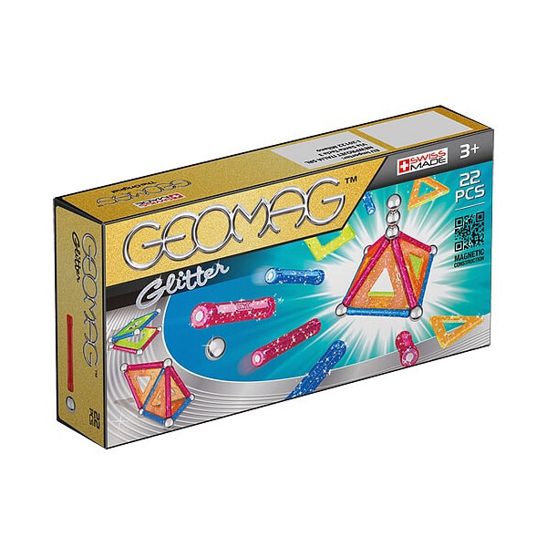 

Geomag Color GLITTER 22 детали | Магнитный конструктор Геомаг PF.527.530.00