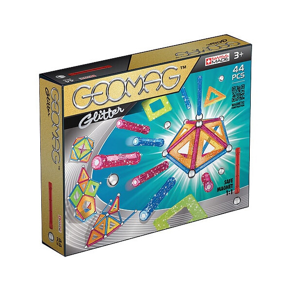 

Geomag Color GLITTER 44 детали | Магнитный конструктор Геомаг PF.527.532.00